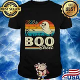 2020 Is Boo Sheet Vintage Halloween Men Women Gifts T-Shirt
