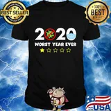 2020 One Star Review Worst Year Ever Not Recommended T-Shirt