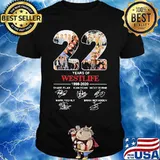 22 years of westlife 1998 2020 signatures shirt