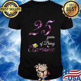 25 Year Old Shirt Awesome Floral 1995 25th Birthday Gift Shirt