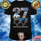 27 years 0f 1993 2020 backstreet boys thank for the memories signatures shirt