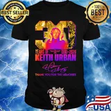 30 years of 1990 2020 keith urban thank for the memories signature shirt