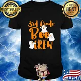 3rd Grade Boo Crew Gift. 3rd Grade Crew Halloween Costume T-Shirt