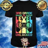 3rd Grade Level Unlocked Gamer First Day Of School T-Shirt