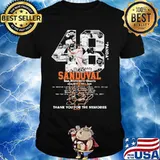 48 panda pablo sandoval san francisco giants thank you for the memories signature shirt