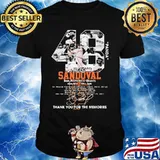 48 panda pablo sandoval san francisco giants thank you for the memories signatures shirt