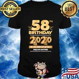 58th Birthday Quarantined 2020 Gift Limited Born in 1962 T-Shirt