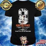 8 hunter pence san francisco giants 2012 2020 thank for the memories signature shirt