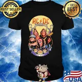 Acdc band members vintage happy halloween shirt