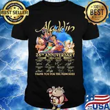 Aladdin 28th anniversary 1992 2020 thank for the memories signatures shirt
