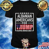 Albanian Americans For Trump Conservative 2020 Re-Election T-Shirt