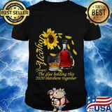 Alcohol The Glue Holding This 2020 Shitshow Together Gift T-Shirt