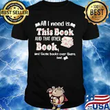 All i need is this book and that other book and those books over there and flowers shirt