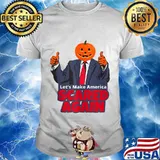 Anti Trump Halloween Pumpkin Make America Scared Again shirt