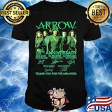 Arrow 08th anniversary 2012 2020 08 season 162 episode thank for the memories signatures shirt
