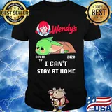Baby wendy's covid-19 2020 i can't stay at home shirt