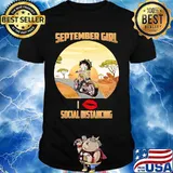 Betty boop september girl i social distancing vintage shirt