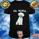 Bichons Frise Ew People Dog Wearing Face Mask T-Shirt
