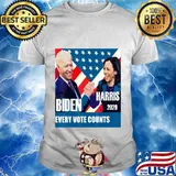 Biden 2020 Harris every vote counts T-Shirt