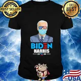 Biden Harris 2020 Shirt Vote Joe Biden Mask 2020 T-Shirt