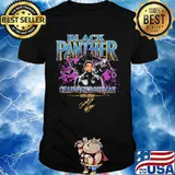 Black panther rip chadwick boseman 1976 2020 signature shirt