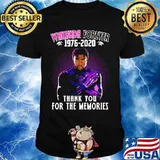 Black panther rip chadwick wakanda forever 1976 2020 thank for the memories shirt