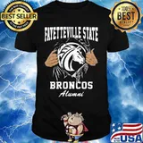 Blood inside fayetteville state broncos alumni shirt