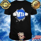 Blood inside mta logo shirt