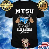 Blood inside mtsu blue raiders alumni shirt