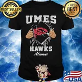 Blood inside umes hawks alumni shirt