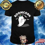 Boonicorn Funny Halloween Ghost Boo Unicorn Lover Gift T-Shirt