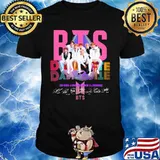 Bts band dynamite album signatures shirt