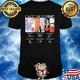Cage the elephant band members signatures shirt