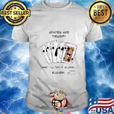 Cartoon Spades are Trump Euchre Card game Shirt