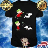 Charlie brown and snoopy merry christmas shirt
