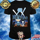 Charlie brown and snoopy north carolina baseball shirt