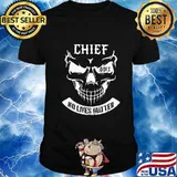 Chief 001 Percent No Lives Matter Skull Shirt