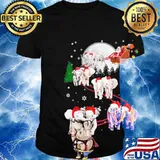 Christmas elephants santa gift shirt