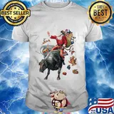 Cowboys mensagens de natal country shirt