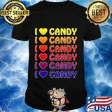 Cute Halloween Candy I love Candy Boy Girls Kids Gift T-Shirt