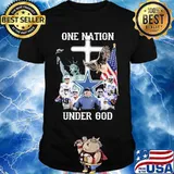 Dallas cowboys one nation under god shirt