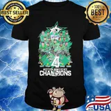 Dallas stars football team 4 western conference champions signatures shirt