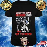 De oppresso liber even the devil on my shoulder sometimes whispers wtf are you up to now shirt