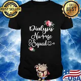 Dialysis Nurse Squad Cute Funny Nephrology Nurses Gift T-Shirt