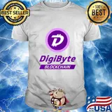 DigiByte T-shirt - Digi-ID Tshirt - DigiByte Coin Purple Premium T-Shirt