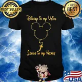 Disney mickey mouse in my veins jesus in my heart shirt