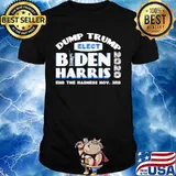 Dump trump elect joe biden kamala harris 2020 end the madness shirt