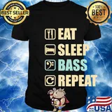 Eat sleep bass reapeat shirt