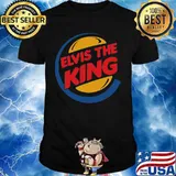 Elvis the king logo shirt