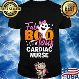 FaBOOlous Cardiac Nurse Halloween Nursing Cute Ghost Shirt